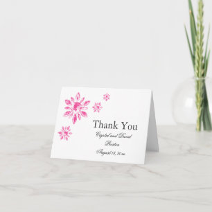 Crystal's Wedding Dankeschön Card Dankeskarte