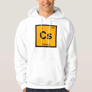 Cs - Cäsium Chemistry Periodic Table Symbol Hoodie