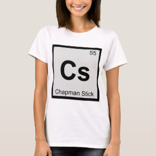 Cs - Chapman Stick Music Chemistry Periodic Table T-Shirt