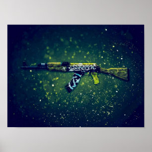 CS GO AK47 POSTER