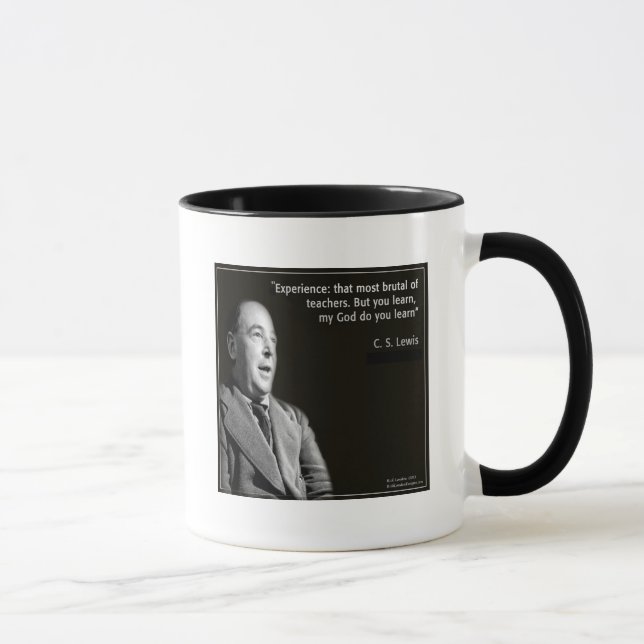 CS Lewis Zitat "Mein Gott" Tasse (Rechts)