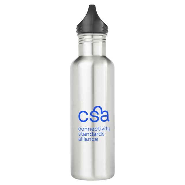 CSA Wasserflasche aus Edelstahl Edelstahlflasche (Links)