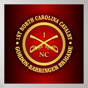 CSC -1. North Carolina Cavalry Poster