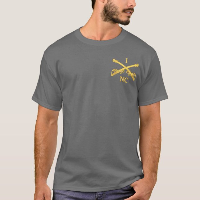 CSC -1. North Carolina Cavalry T-Shirt (Vorderseite)