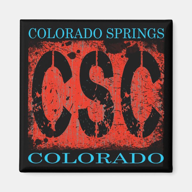 CSC COLORADO SPRINGS COLORADO MAGNET (Vorne)