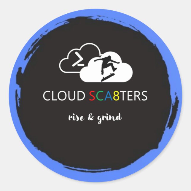 CSCA8-Aufkleber Runder Aufkleber (Vorderseite)