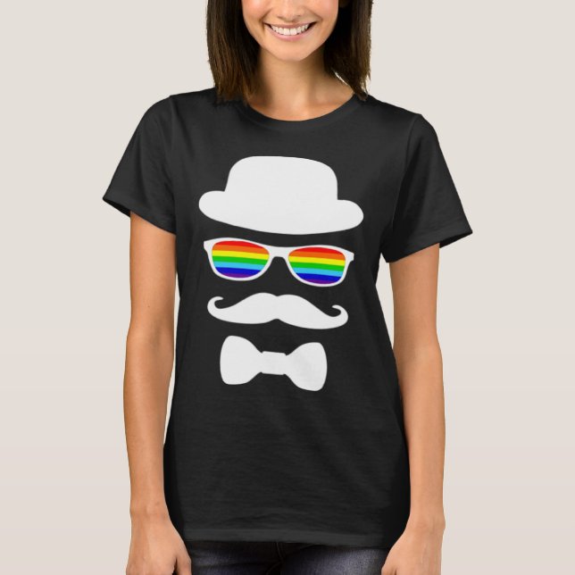 CSD LGBTQIA Parade Acceptance Ally Flag Love Proud T-Shirt (Vorderseite)