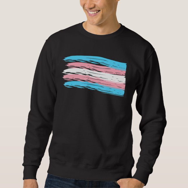 CSD-Markierung für Transgender-Pride Sweatshirt (Vorderseite)