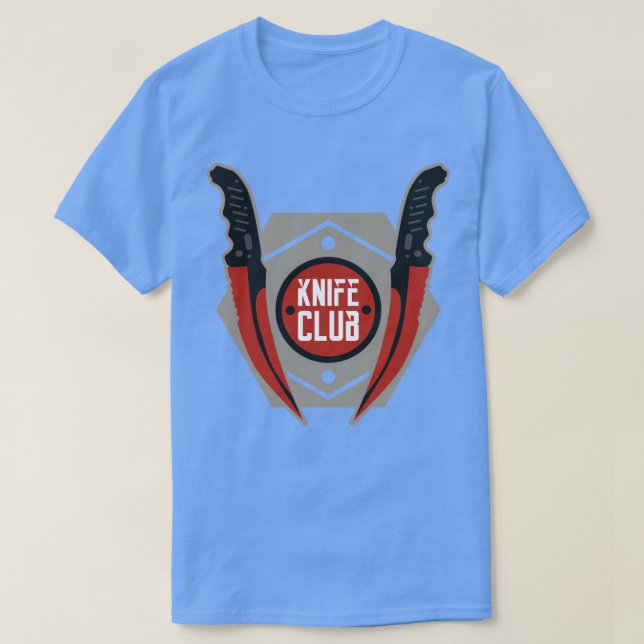 CSGO Knife Club Dreh Knife T-Shirt (Design vorne)