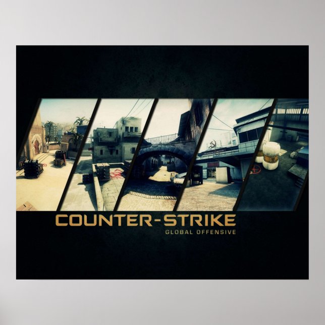 CSGO MAPS HQ POSTER (Vorne)