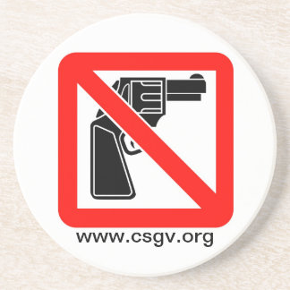 csgv-Logo-groß, www.csgv.org Sandstein Untersetzer