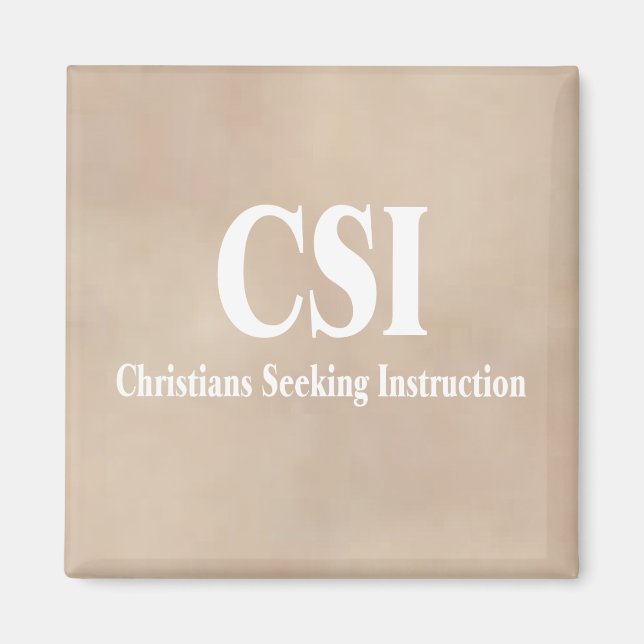 CSI Christians Magnet (Vorne)