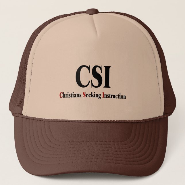 CSI Christians Truckerkappe (Vorderseite)