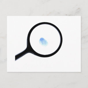 CSI Fingerprint Postkarte