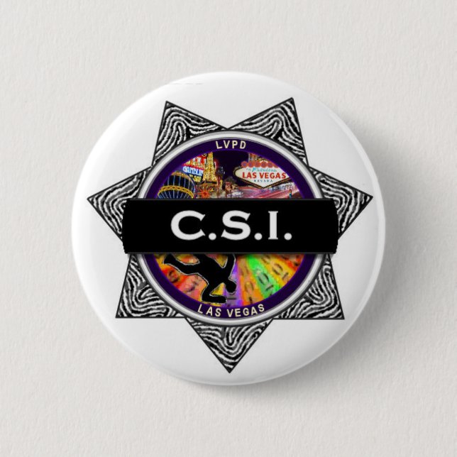 CSI Las Vegas TV Show Button Gift (Vorderseite)