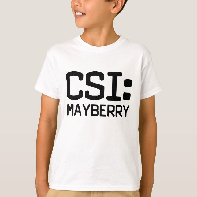 CSI Mayberry T-Shirt (Vorderseite)