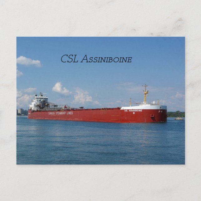 CSL Assiniboine Postkarte (Vorderseite)