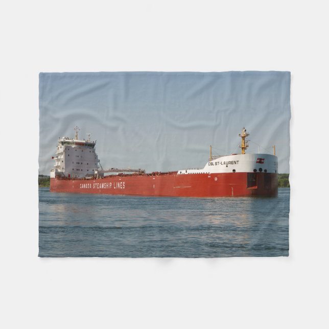 CSL St. Laurent Fleece-Decke Fleecedecke (Vorderseite (Horizontal))