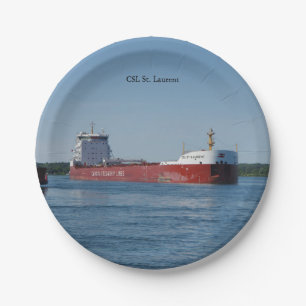 CSL St. Laurent Schiffsschild Pappteller