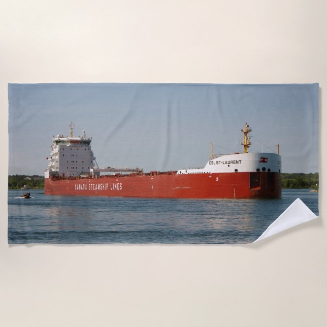 CSL St. Laurent Strandtuch (Vorderseite)