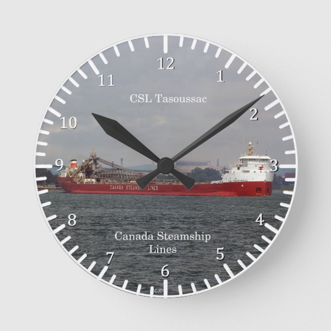CSL Tadoussac rote Uhr (Vorderseite)