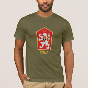 ČSLA - T-Shirt mit Emblem der Tschechoslowakischen