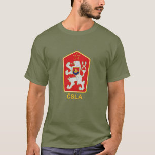 ČSLA - Tschechoslowakischer Emblem-T - Shirt der V