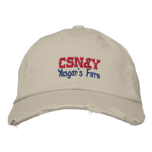 CSN&Y Yasgur's Farm Bestickte Baseballkappe