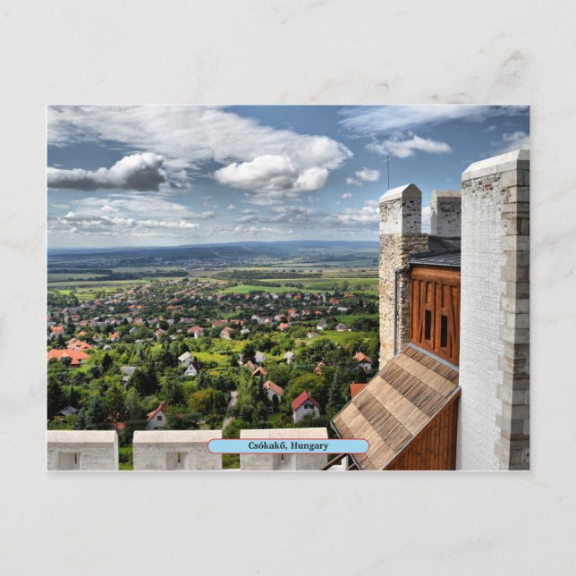 Csókakő, Ungarn Postkarte (Vorderseite)