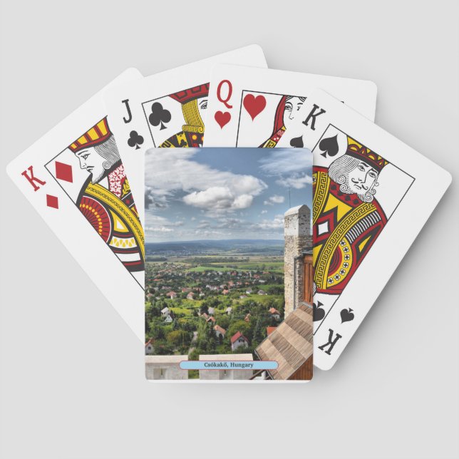 Csókakő, Ungarn Spielkarten (Rückseite)