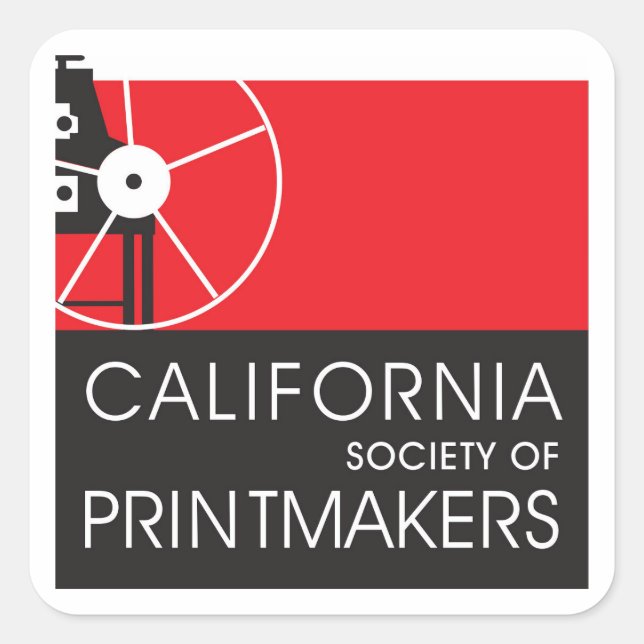 CSP-Logo-Aufkleber Quadratischer Aufkleber (Vorderseite)