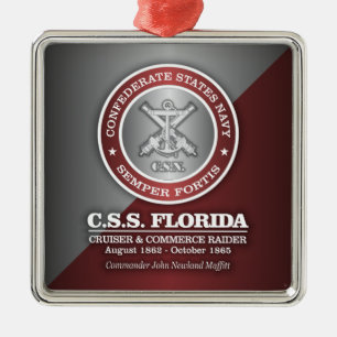 CSS Florida (SF) Silbernes Ornament