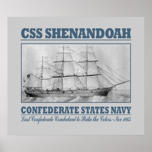 CSS Shenandoah Poster (Vorne)