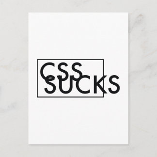 CSS SIND ZUM KOTZEN POSTKARTE
