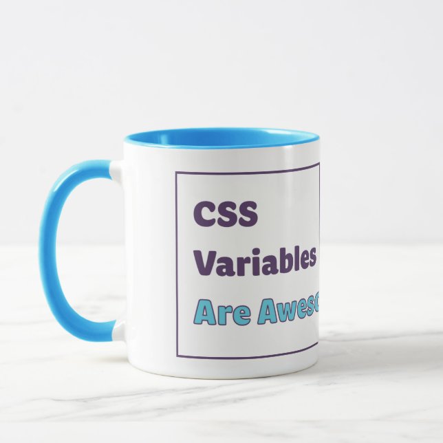 Css-Variablen sind fantastisch Tasse (Links)