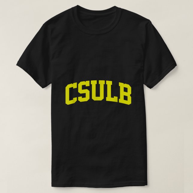 CSULB Arch Athletic Uni University Alumni Styl T-Shirt (Design vorne)