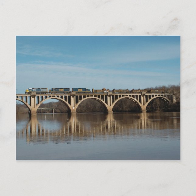 CSX bei Fredericksburg Postkarte (Vorderseite)