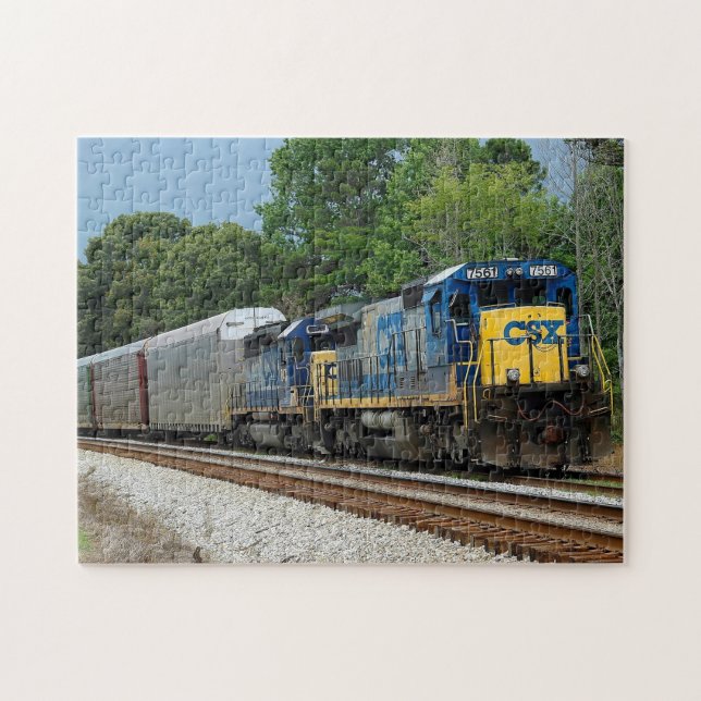 CSX Diesel-Hintergrund Puzzle (Horizontal)