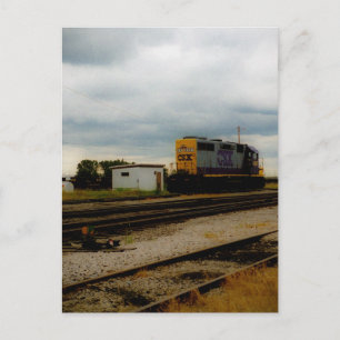 CSX Eisenbahn Dieselschuppen Lokomotive Toledo, OH Postkarte