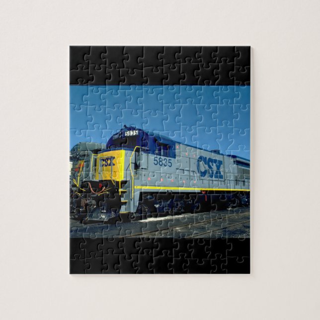 CSX GE B36-7 #5835, 1990_Trains Puzzle (Vertikal)