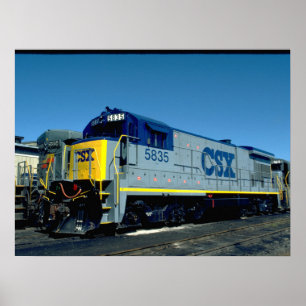 CSX GE B36-7 #5835, 1990_Züge Poster