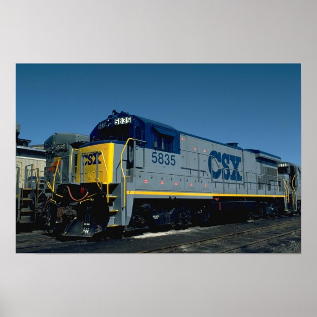 CSX GE B36-7 POSTER (Vorne)