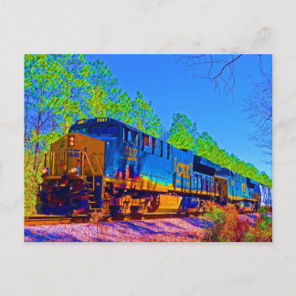CSX in Gautier Mississippi Postkarte