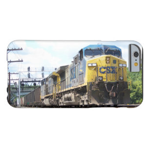 CSX Railroad AC4400CW #6 mit einem Kohlen-Zug Barely There iPhone 6 Hülle
