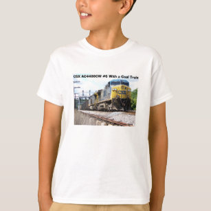 CSX Railroad AC4400CW #6 mit einem Kohlen-Zug T-Shirt