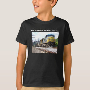 CSX Railroad AC4400CW #6 mit einem Kohlen-Zug T-Shirt