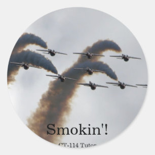 CT-114 Tutor-Aufkleber für Flugzeuge Runder Aufkleber