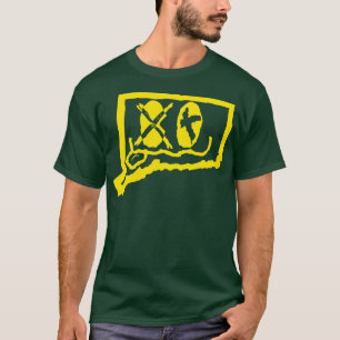 CT Eyes Connecticut Grunge Lächeln Gesicht Schwarz T-Shirt