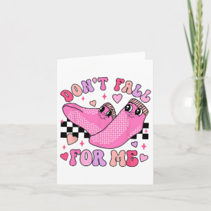 CT kann Valentine Day Nurse fallen für Sie Sock H Karte