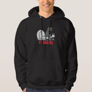 Ct Saurus Rex Dinosaur Radiology Radiologic Mri Xr Hoodie